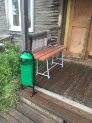 В Карпогорах продолжается благоустройство дворовых территорий
