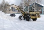 НА ДОРОГАХ РАЙОНА НЕ ПРЕКРАЩАЮТСЯ РАБОТЫ ПО УБОРКЕ СНЕГА