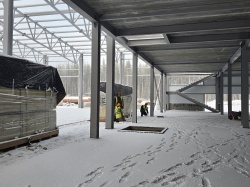 На Пинежье продолжается строительство современного ремонтно-технического комплекса ПКП «Титан» в посёлке Сога