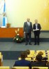 Награду из рук Губернатора получил заместитель главы Пинежского района А.В.Вальков