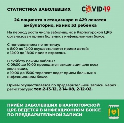СРЕДИ ЗАБОЛЕВШИХ МНОГО ДЕТЕЙ