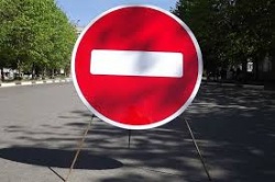 Частичное перекрытие автомобильных дорог: ул. Федора Абрамова (от переулка Садовый до здания военкомата) с 12:45 до 13:30