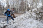 СУББОТНИК ПО УБОРКЕ ТЕРРИТОРИИ В КАРПОГОРАХ