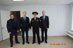 Рабочая встреча с военкомом области