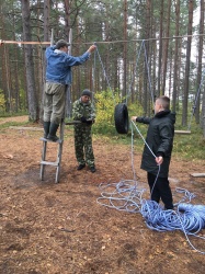 На тропе здоровья в Рагово обновился фрироуп