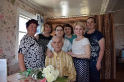 Поздравили ветерана