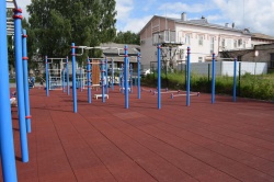 Подходят к концу работы по обустройству новой площадки ГТО в Карпогорах