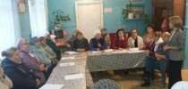 Продолжается выездная работа по населенным пунктам района, рабочей группы по реализации проекта “Пинежье сказочное” .