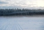 Установившийся температурный режим позволил открыть первую ледовую переправу в районе.