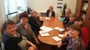 11 октября в районной администрации состоялась встреча заместителя главы администрации по социальной политике Н.В. Выучейской с инициативной группой, бывшими активистами комсомольской организации, теми, кто помнит и чтит свое комсомольское прошлое.