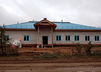 Продолжается строительство Сурской амбулатории
