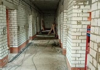 Продолжается строительство Сурской амбулатории
