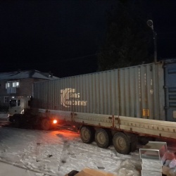 Оборудование едет в Карпогоры